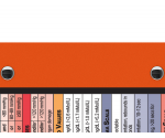 WhiteCoat Clipboard® Trifold - Orange Primary Care Edition